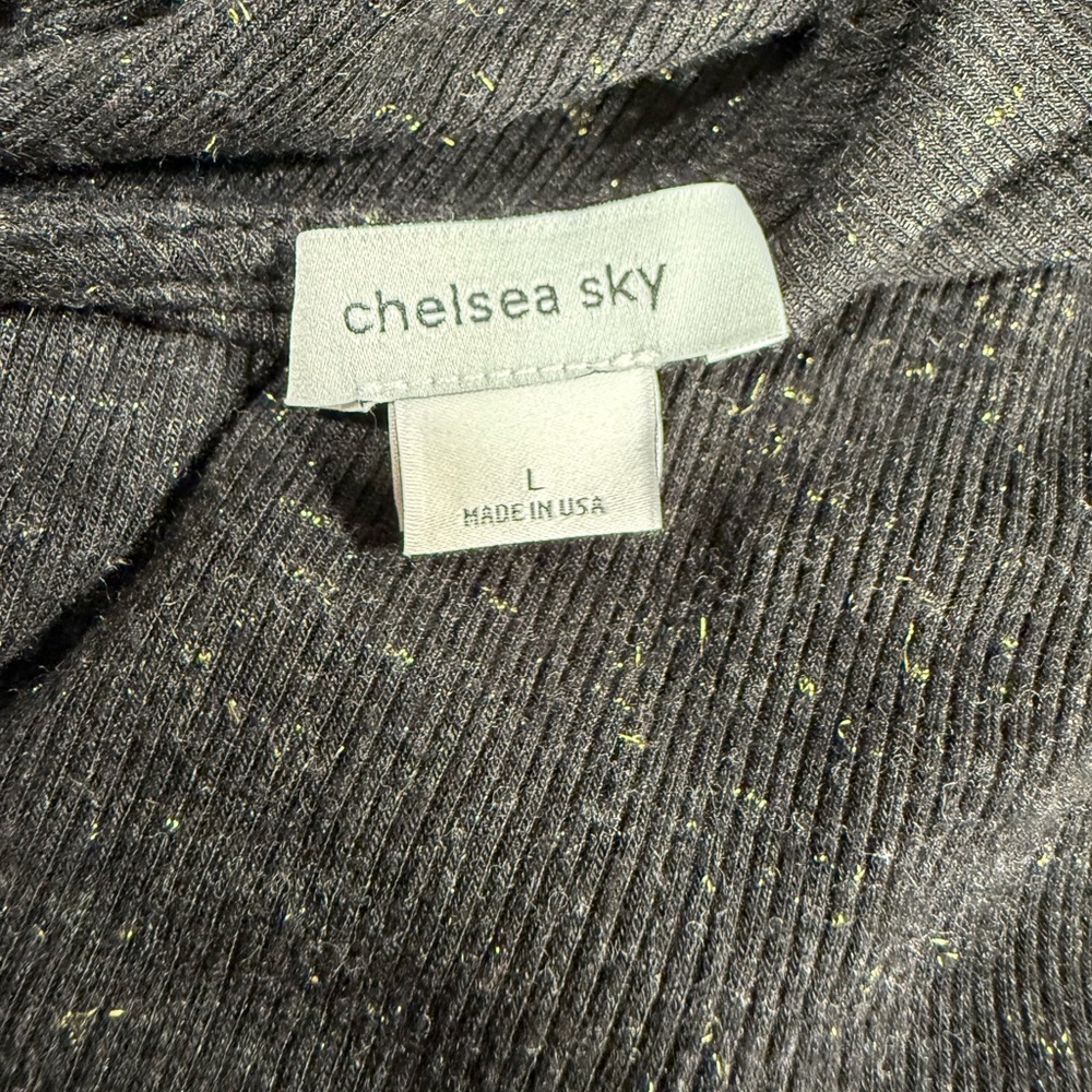 Chelsea Sky black jersey dress size L - Picture 7 of 8